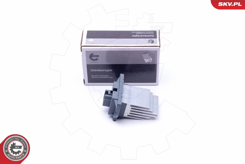 Resistor, interior blower